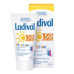 Ladival® Kinder Sonnencreme für das Gesicht LSF 50+ + Ladival-Sandkastenförmchen GRATIS