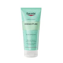 Eucerin® DermoPure Waschpeeling – zur sanften Reinigung unreiner Haut und zur Verfeinerung der Hautstruktur + Eucerin Dermopure Reinigungsgel 75ml​ GRATIS