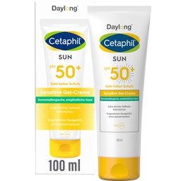 CETAPHIL SUN Sensitive Gel-Creme SPF 50+ Extra-leichter, fettfreier Sonnenschutz