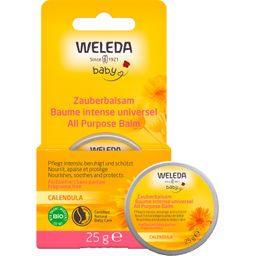 Weleda Baby Calendula Zauberbalsam - pflegt intensiv trockene Hautstellen & schützt, parfümfrei