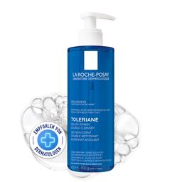 La Roche Posay Toleriane Gel-zu-Schaum Double Cleanser: Hydratisierendes Reinigungsgel mit einer 2-1-Reinigungsformel für empfindliche Haut.