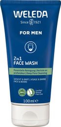 Weleda For Men 2in1 Face Wash - erfrischende porentiefe Reinigung für Gesicht und Bart