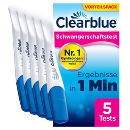 Clearblue® Schwangerschaftstest Schnelle Erkennung 5er, Vorteilspack