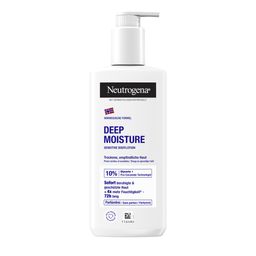 Neutrogena Norwegische Formel Deep Moisture Sensitive Bodylotion (250 ml) für trockene, empfindliche Haut mit 10% Glycerin + Pro-Ceramide Technologie