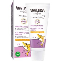 Weleda Junior-Zahngel mit Fluorid, Kinder 6-12 Jahre, Schützt vor Karies, stärkt den Zahnschmelz