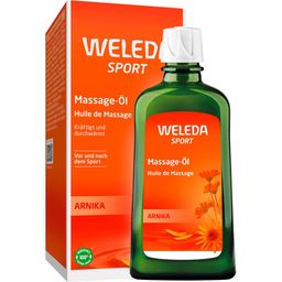 Weleda Massageöl Arnika -  die Massge ist durchblutungsfördernd, durchwärmt und lockert Muskeln