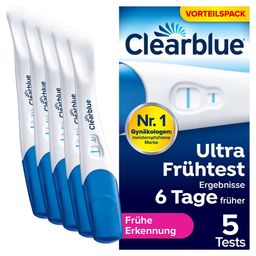 Clearblue Schwangerschaftstest frühe Erkennung 5er