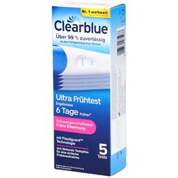 Clearblue® Schwangerschaftstest Ultra Frühtest – 6 Tage früher erkennen