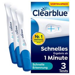 Clearblue Schwangerschaftstest schnelle Erkennung
