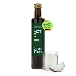 GreatVita MCT Öl auf Kokosölbasis C8 & C10 Fettsäuren