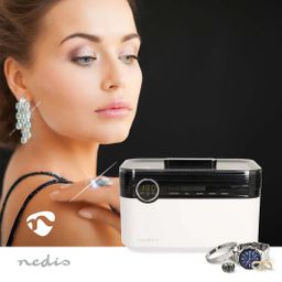 Nedis Ultraschall-Schmuck-Reiniger / Netzstromversorgung / 220 - 240 V AC 50/60 Hz / Euro / Typ-C (C