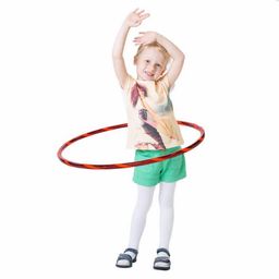 Hoopomania Glamour Kinder-Hula-Hoop | Ø 80 cm | Rot-Orange