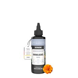 ALPHAZOO Ohrmilbenöl 100ml für Hunde & Katzen I Starkes Mittel gegen Ohrmilben