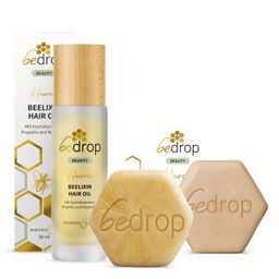 bedrop Hair Care Set | BEELIXIER HAIR OIL & Gelée Royale festes Shampoo & fester Conditioner