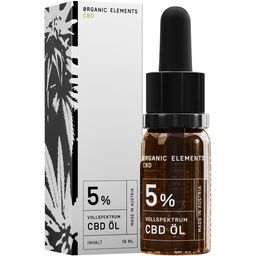 ORGANIC ELEMENTS Vollspektrum CBD-Öl 5%