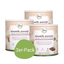 for you Eiweiß Power Schokolade Dreierpack