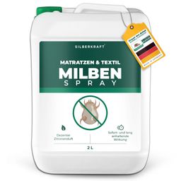 SILBERKRAFT Milbenspray für Matratzen & Textil