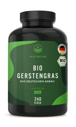 TRUE NATURE® Bio Gerstengras Kapseln - Deutscher Anbau