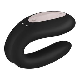 Satisfyer Double Joy Paarvibrator - Schwarz