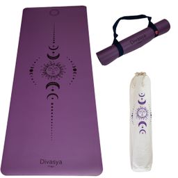 DIVASYA Yogamatte aus Eco-PU & Naturkautschuk