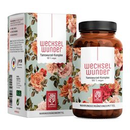 Baldrian Eisen Vitamin B9 B12 Yamswurzel Komplex 90 vegane Kapseln Wechselwunder NATURTREU®