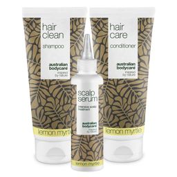 Australian Bodycare Kopfhautpflege Set mit Zitronenmyrte - Gegen trockene Kopfhaut & Schuppen