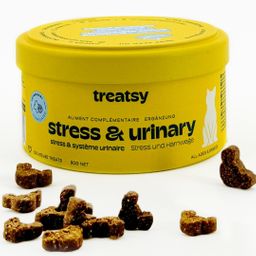 Treatsy Nahrungsergänzungsmittel – Stress & Harnwege für Katzen