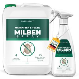 SILBERKRAFT Milbenspray für Matratzen & Textil
