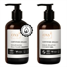oxy8 Naturkosmetik Set - HAAR SHAMPOO & DUSCHGEL - Pflege Duo für den Mann