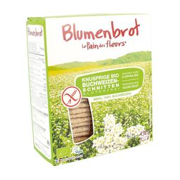 Blumenbrot Buchweizen Schnitten glutenfrei