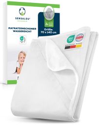 Sensalou Matratzenschoner wasserdicht 70 x 140 cm Matratzenschutzauflage 2er Set