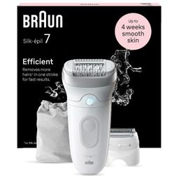 Braun - Epilierer "Silk-épil 7-041" in Weiß/Silber