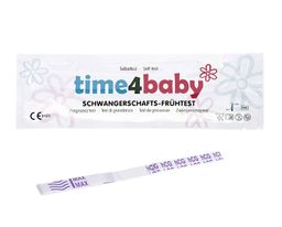 time4baby hochempfindlicher Frühschwangerschaftstest 10 miu/ml