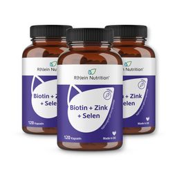 R(h)ein Nutrition Biotin + Selen + Zink für Haut, Haare & Nägel