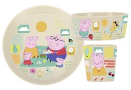 KOZIOL Geschirr-Set Connect Peppa Pig 3-teilig