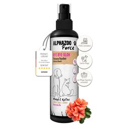 ALPHAZOO ByeByeVloh Flohmittel für Hunde & Katzen I Starkes Anti Flohspray