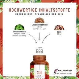 L-Lysin, Selen und Zitronenmelisse - Kussmund - NATURTREU®
