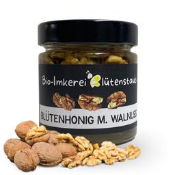 Bio Honig mit Walnuss von Bio-Imkerei Blütenstaub