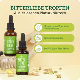 BitterLiebe - Original Bittertropfen - Bitterstoffe Tropfen aus hochwertigen Bitterkräutern