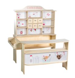 Verkaufsstand mit Zubehör