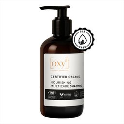 oxy8 Naturkosmetik NOURISHING MULTICARE SHAMPOO - Glänzendes Haar. Gegen Spliss und Schuppen.