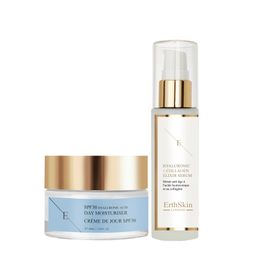 ErthSkin London SPF Tagescreme + Hyaluron Serum  Anti-Aging Set