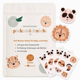 pieksmichnicht Pflanzliche Anti-Mücken-Sticker Wildlife Edition