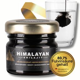 Himalayan Shilajit – 80,7% Fulvinsäure | Laborgeprüft in Deutschland | Inkl. Dosierlöffel