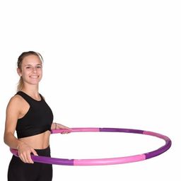 Hoopomania Light Hoop Rosa/Violett Schaumstoff-Hula-Hoop, 1,2 kg, Ø 100 cm