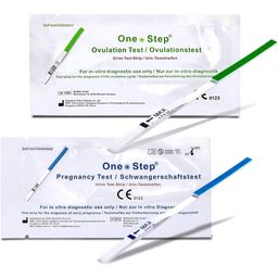 One+Step Kombipaket 40 Ovulationstests + 10 Schwangerschaftstests - Fruchtbarkeitstest für Frauen