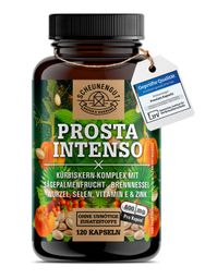 Scheunengut® PROSTA INTENSO | Prostata Kapseln mit Kürbiskern, Sägepalme, Selen uvm.