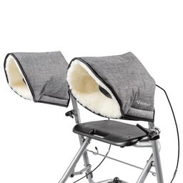 Fellhof Lammfell Handwärmer für Rollator