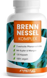 ProFuel - Brennesselkapseln 120x optimal hochdosiert - 800 mg Brennnessel 120 Kapseln