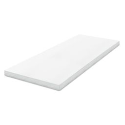 MLILY Topper 4 cm hoch, Visko, für Hausstauballergiker geeignet, mit waschbarem Bezug